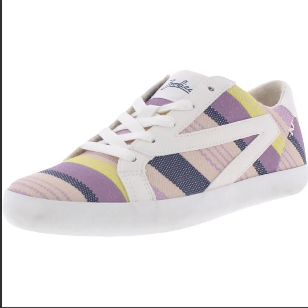 Zodiac Faye Canvas Striped Sneakers